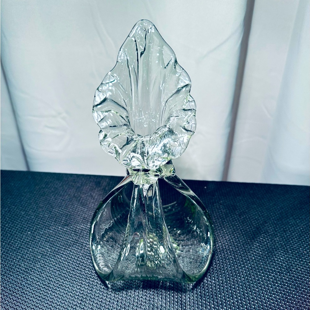 Vintage Handblown Glass Jack in The Pulpit Candle Holder Vase